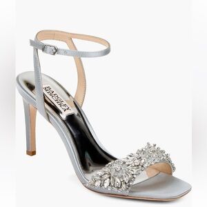 Badgley Mischka Rider Embellished Ankle Strap Sandal